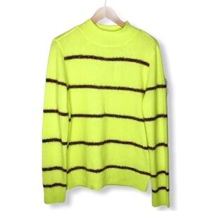 TRIBEKKA 44 Citron Rainbow Tinsel Sweater